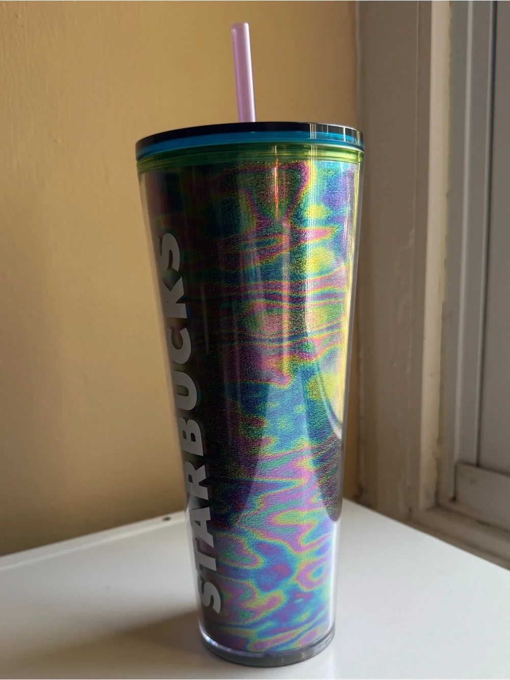 Starbucks 2023 Oil Slick 24oz Venti Cold Cup Tumbler